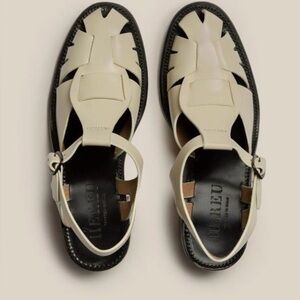 HEREU Pesca heeled fisherman sandals, size 38